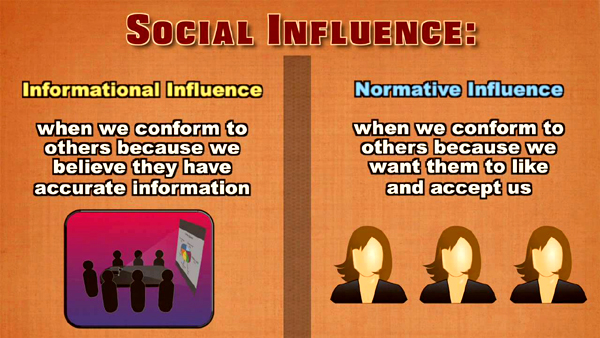 Normative social influence